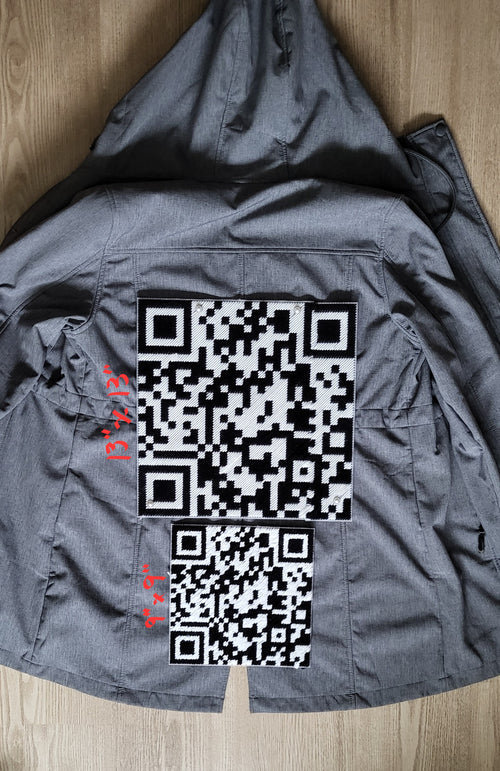 Hand-Stitched QR Code