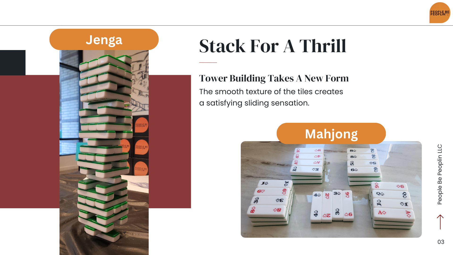 Suits Playing Tile Deck