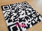 Hand-Stitched QR Code