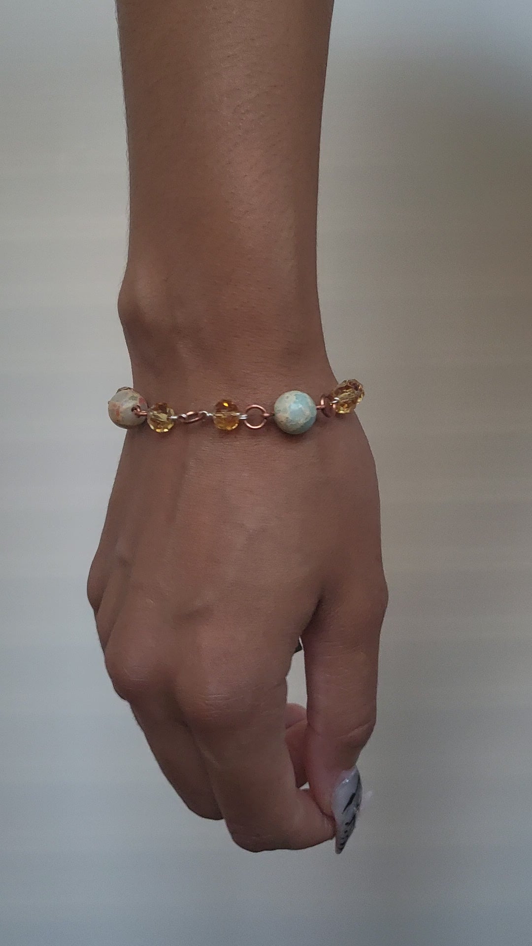 Aqua Jasper Bracelet