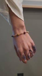 Gold & Brown Bracelet